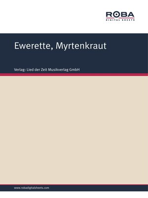 cover image of Ewerette, Myrtenkraut